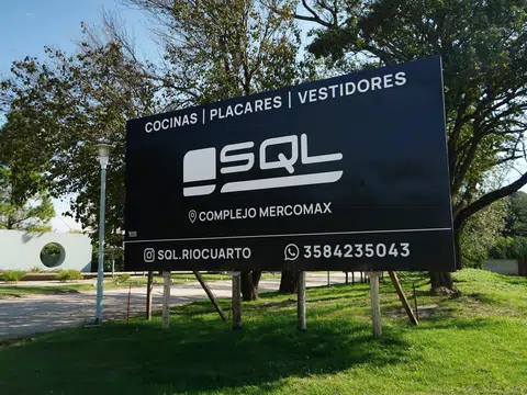 Letreros en vía pública